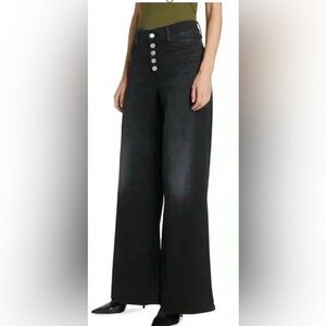 Frame Denim Charcoal Le Palazzo Jeans